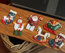 2个全新未拆封宜家圣诞冰箱贴，原包装都在